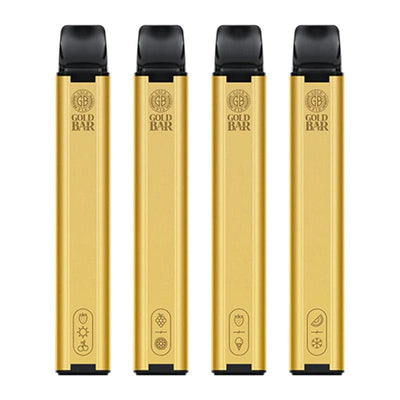 Gold Bar 600 Disposable Vape Pod Puff Device - 20mg