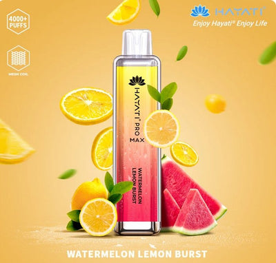 Watermelon lemon burst - Zero Nicotine Hayati Crystal Pro Max 