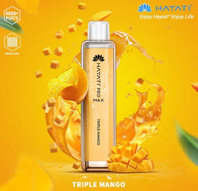 Triple Mango - Zero Nicotine Hayati Crystal Pro Max 