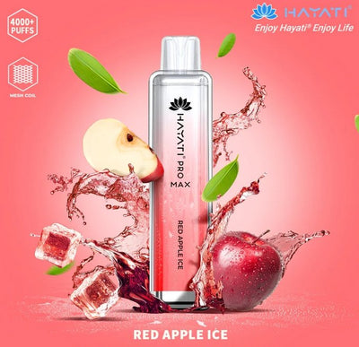 Red apple ice - Zero Nicotine Hayati Crystal Pro Max 