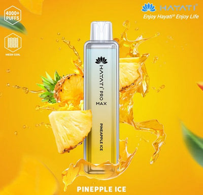 Pineapple Ice - Zero Nicotine Hayati Crystal Pro Max 