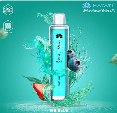 MR Blue - Zero Nicotine Hayati Crystal Pro Max 