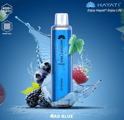 Mad Blue - Zero Nicotine Hayati Crystal Pro Max 