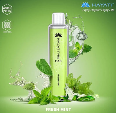 Fresh mint - Zero Nicotine Hayati Crystal Pro Max 