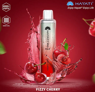 Fizzy cherry - Zero Nicotine Hayati Crystal Pro Max 