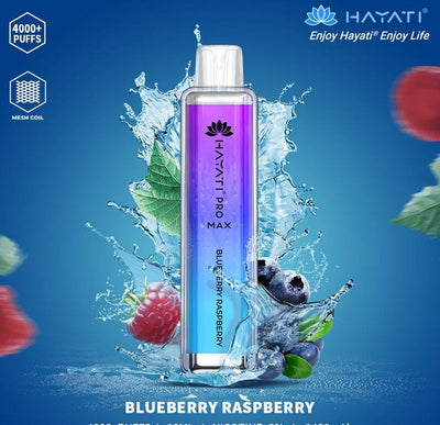 Blueberry raspberry - Zero Nicotine Hayati Crystal Pro Max 