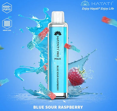 Blue sour raspberry - Zero Nicotine Hayati Crystal Pro Max 