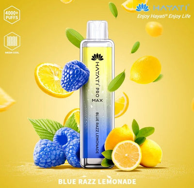 Blue Razz Lemonade - Zero Nicotine Hayati Crystal Pro Max 