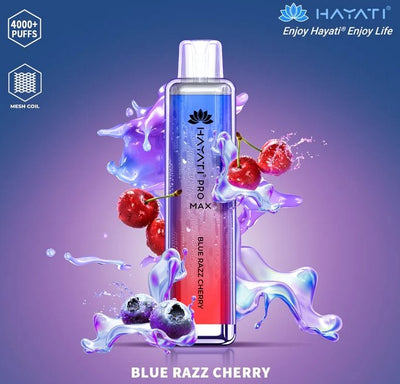 Blue Razz Cherry - Zero Nicotine Hayati Crystal Pro Max 