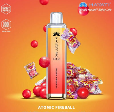 Atomic fireball - Zero Nicotine Hayati Crystal Pro Max 