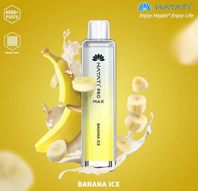 Banana Ice - Zero Nicotine Hayati Crystal Pro Max 