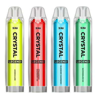 Crystal Legend 4000 Puffs Disposable Vapes Pen E Cigarette Pack of 10