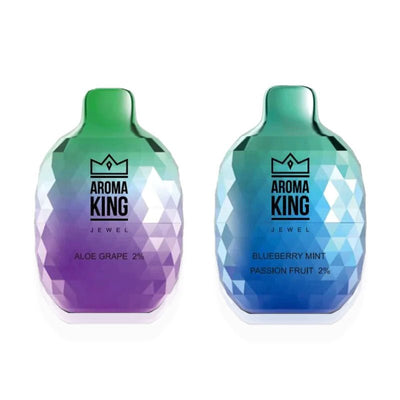 Aloe Grape 2%, Blueberry Mint Passion Fruit - Aroma King Jewel Mini 600