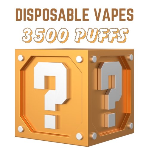 Disposable Vapes Mystery Box - 3500 Puffs - Pack of 10