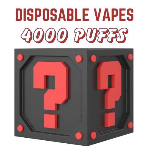 Disposable Vapes Mystery Box - 4000 Puffs - Pack of 10