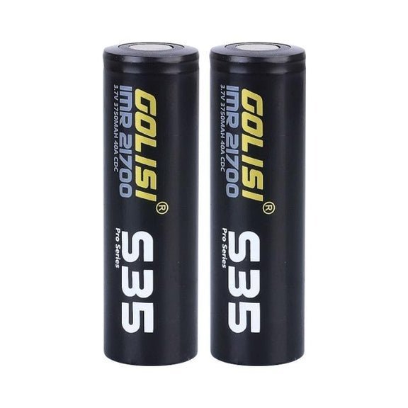 Golisi S35 - 21700 Battery - 3750mAh - Pack Of 2