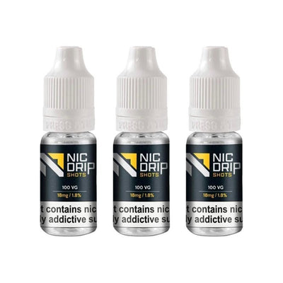 NIC DRIP - 100VG - 18MG - NICOTINE SHOT