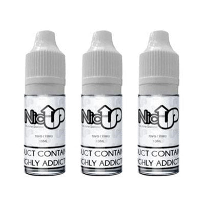 NIC UP - NICOTINE SHOT 15MG 100VG Pack Of 25