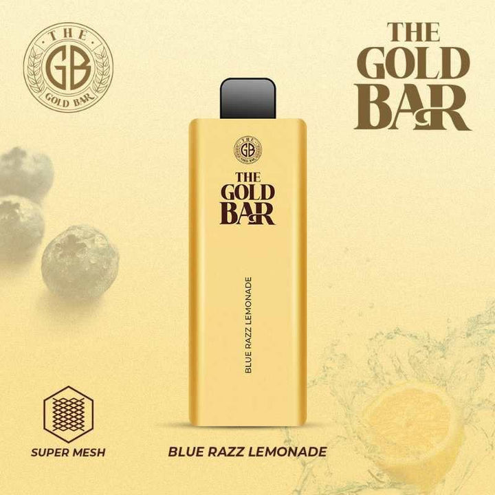 Blue razz lemonade - Gold Bar 4500 vape - Neno Vapes