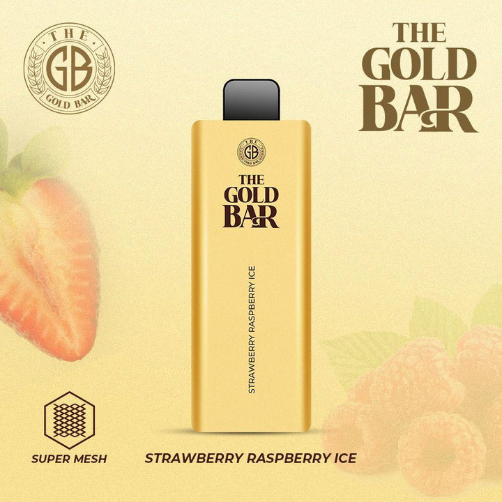 Strawberry Rasperry Ice - Gold Bar 4500 vape - Neno Vapes