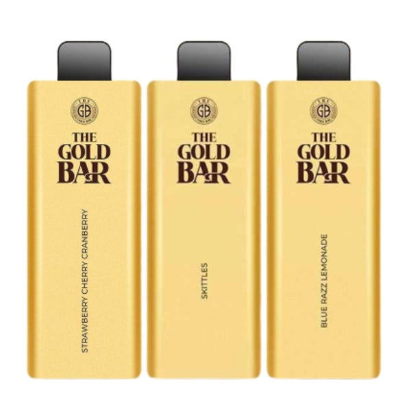 Gold Bar 4500 Disposable Vapes Puff Pod Box of 10