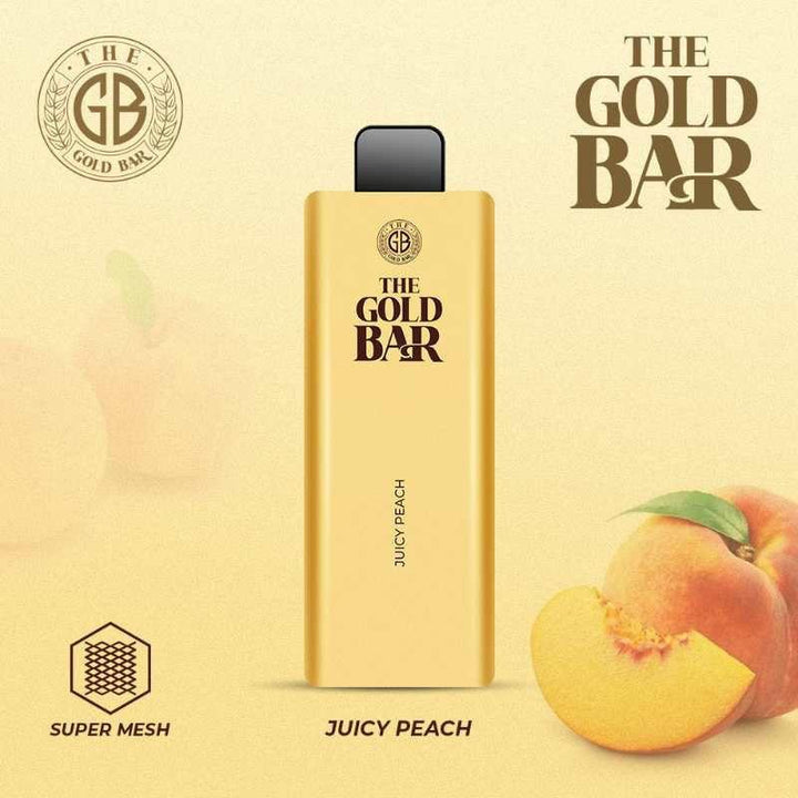 Juicy peach -Gold Bar 4500 vape - Neno Vapes