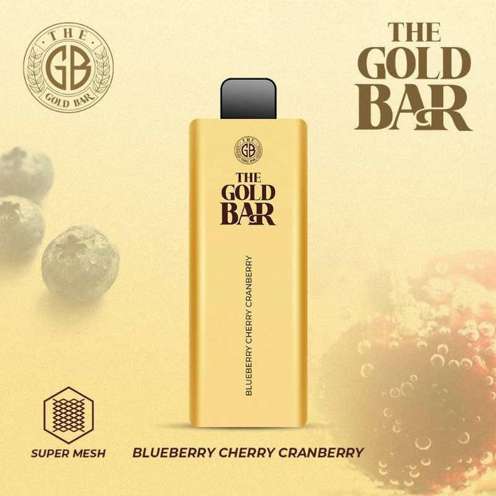 Blueberry cherry cranberry - Gold Bar 4500 vape - Neno Vapes