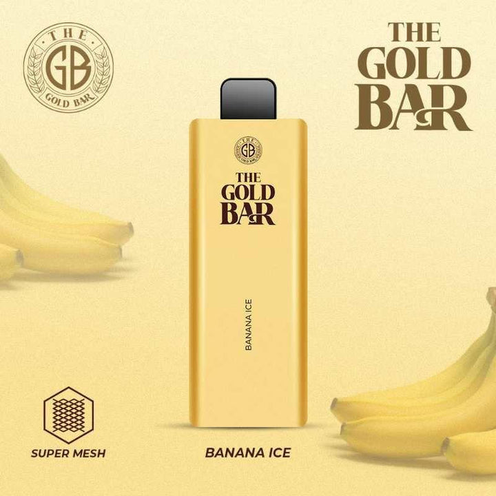 Banana Ice - Gold Bar 4500 vape - Neno Vapes