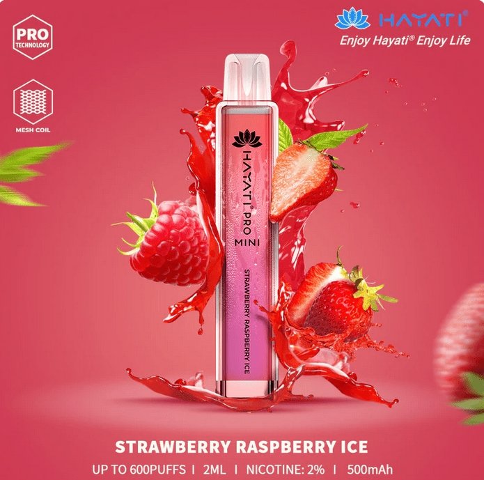 Strawberry Raspberry Ice - Hayati Crystal Mini Pro